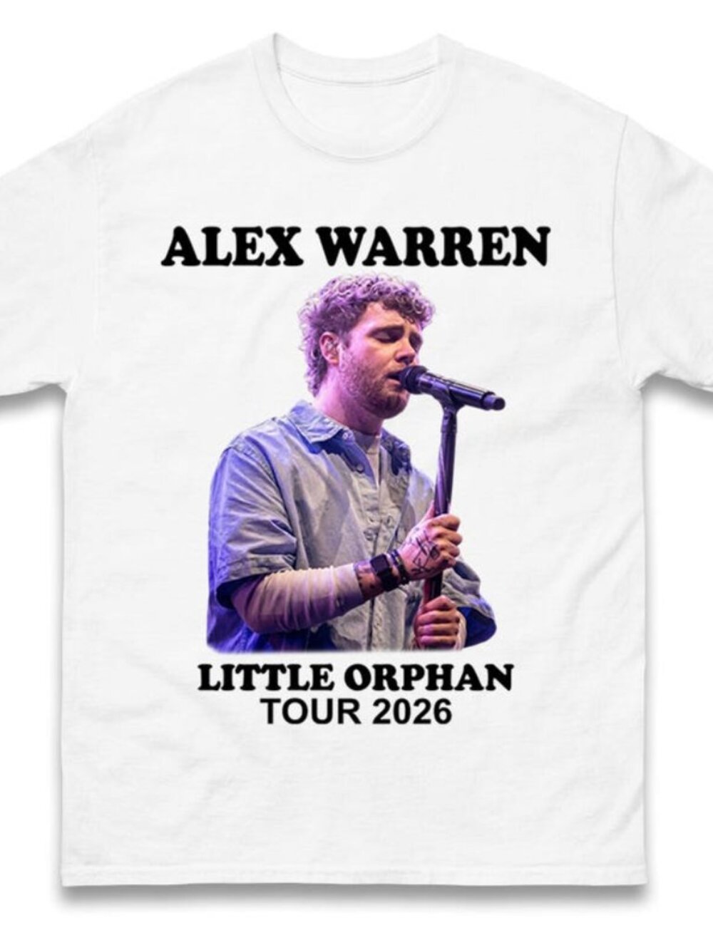 Alex Tour 2026 T Shirt, Concert Fan Graphic Tee, A Warren Tee